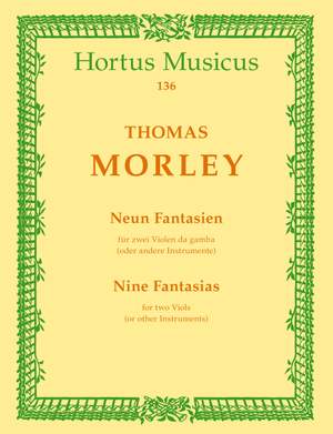 Morley, T: Fantasias (9)