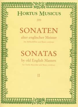 Various Composers: Sonatas by Old English Masters, Vol.2. (Croft, Sonata D / Purcell, Sonata F / Valentine, Sonata B)
