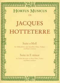 Hotteterre, J: Suite in E minor, Op.5/ 2 (originally C minor)