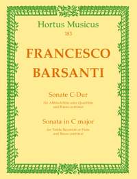 Barsanti, F: Sonata in C, Op1/2