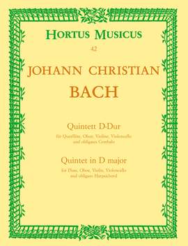 Bach, JC: Piano Quintet in D