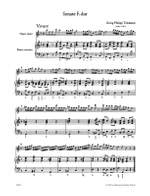 Telemann, G: Sonata in F (from Der getreue Musikmeister) (TWV 41: F2) Product Image