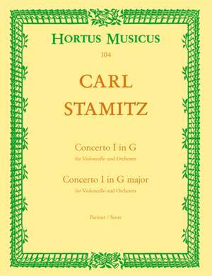 Stamitz, C: Concerto for Cello No.1 in G