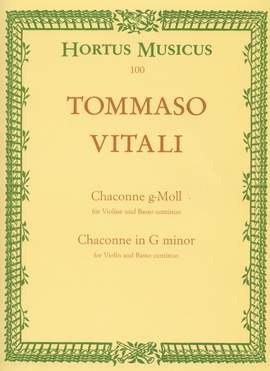 Vitali, T: Chaconne in G minor