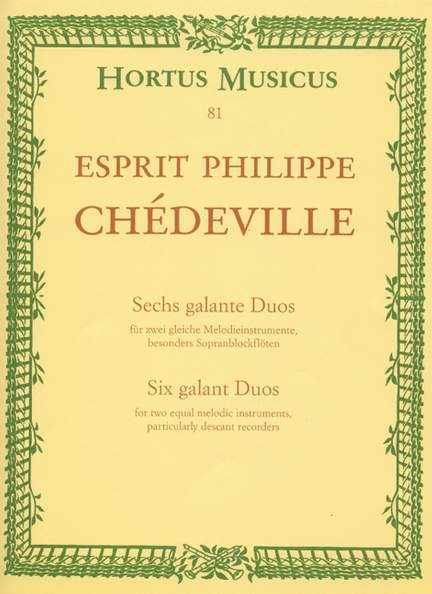Chedeville, E: Galant Duos (6)