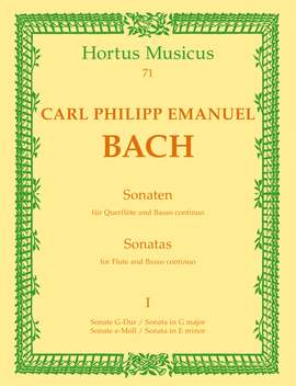 Bach, CPE: Sonatas (2), Vol.1: in G & E minor (Wq 123 & 124)