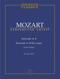 Mozart, WA: Serenade No.10 in B-flat (Gran Partita) (K.361) (Urtext)