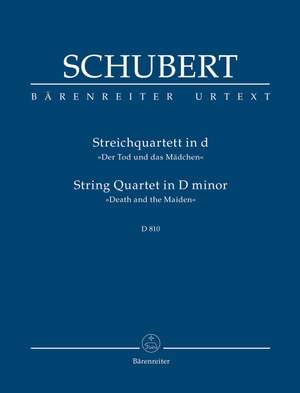 Schubert, F: String Quartet in D minor (Death and the Maiden) (D.810) (Urtext)