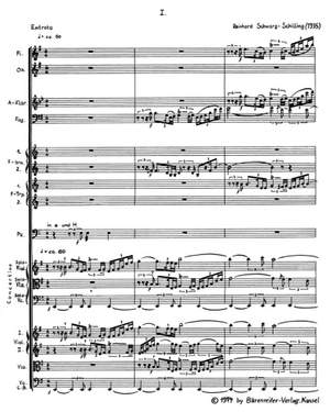 Schwarz-Schilling, R: Partita