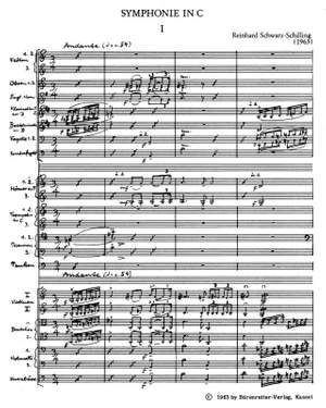 Schwarz-Schilling, R: Symphony in C (1963)