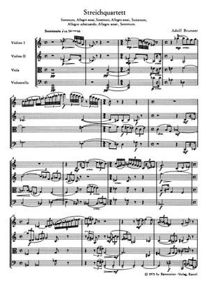 Brunner, A: String Quartet