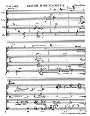 Bialas, G: String Quartet No.3 (1969)