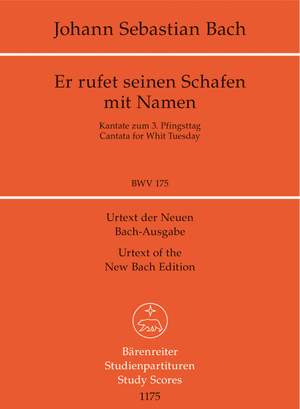Bach, JS: Cantata No. 175: Er rufet seinen Schafen (BWV 175) (Urtext)