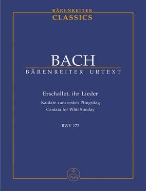 Bach, JS: Cantata No. 172: Erschallet, ihr Lieder (C maj) (BWV 172) (Urtext)