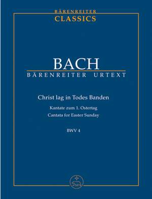 Bach, JS: Cantata No. 4: Christ lag in Todesbanden (BWV 4) (Urtext)