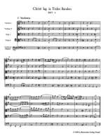 Bach, JS: Cantata No. 4: Christ lag in Todesbanden (BWV 4) (Urtext) Product Image