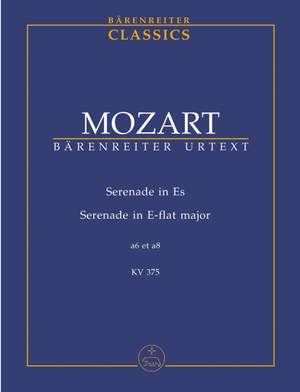 Mozart, WA: Serenade No.11 in E-flat (octet version) (K.375) (Urtext)