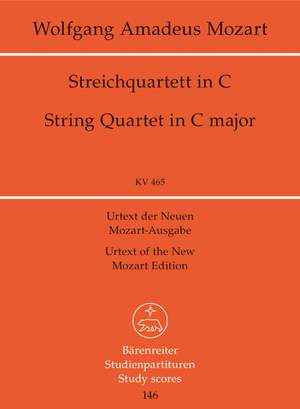 Mozart, WA: String Quartet C maj (Dissonance) K.465 (Urtext)