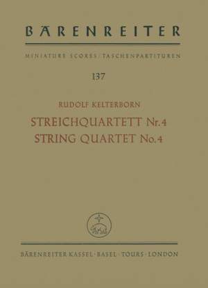 Kelterborn, R: String Quartet No.4 (1968/70)