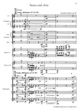 Klebe, G: Scene and Aria, Op.54 (1968)