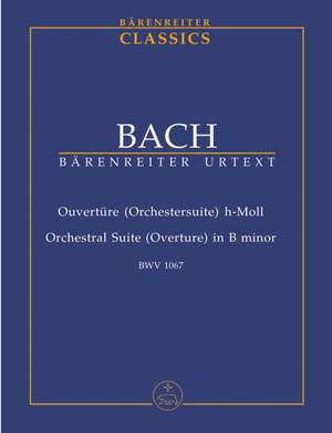 Bach, JS: Overture (Suite) No.2 in B minor (BWV 1067) (Urtext)