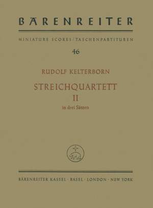 Kelterborn, R: String Quartet No.2 (1956)