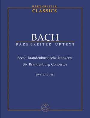 Bach, JS: Brandenburg Concerto No.1 - 6, complete (BWV 1046-1051) (Urtext)