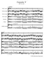 Bach, JS: Brandenburg Concerto No.5 in D (BWV 1050) and Original Version (BWV 1050a) (Urtext) Product Image