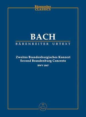 Bach, JS: Brandenburg Concerto No.2 in F (BWV 1047) (Urtext)
