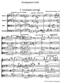 Schwarz-Schilling, R: String Quartet in F minor (1932)