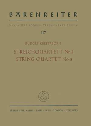 Kelterborn, R: String Quartet No.3 (1961/62)