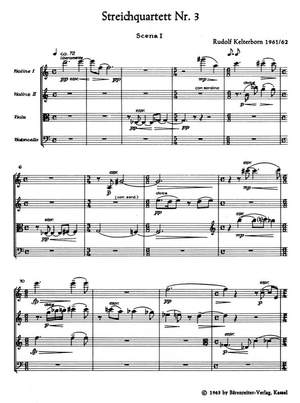 Kelterborn, R: String Quartet No.3 (1961/62)