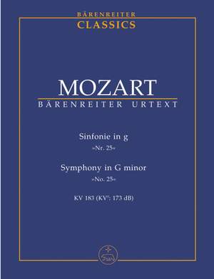 Mozart, WA: Symphony No.25 in G minor (K.183) (K.173dB) (Urtext)