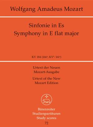 Mozart, WA: Symphony No.26 in E-flat (K.184) (K.161a) (Urtext)