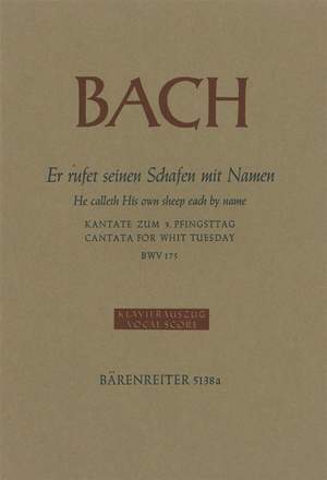 Bach, JS: Cantata No. 175: Er rufet seinen Schafen (BWV 175) (Urtext)