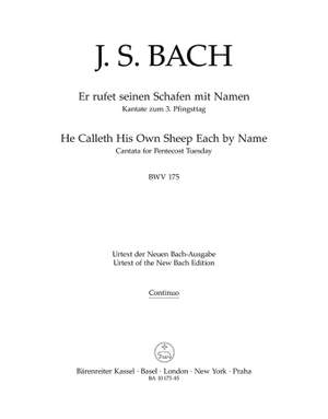 Bach, JS: Cantata No. 175: Er rufet seinen Schafen (BWV 175) (Urtext)