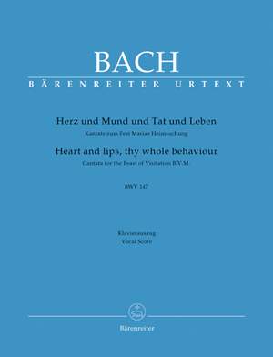 Bach, JS: Cantata No. 147: Herz und Mund und Tat und Leben (BWV 147) (Urtext)