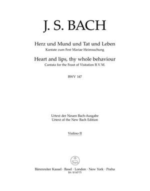 Bach, JS: Cantata No. 147: Herz und Mund und Tat und Leben (BWV 147) (Urtext)