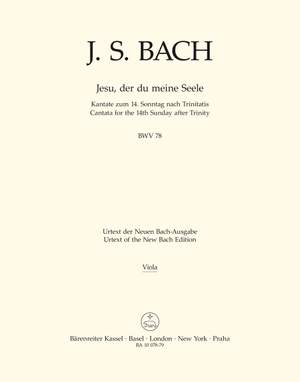 Bach, JS: Cantata No. 78: Jesu, der du meine Seele (BWV 78) (Urtext)