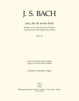 Bach, JS: Cantata No. 78: Jesu, der du meine Seele (BWV 78) (Urtext)