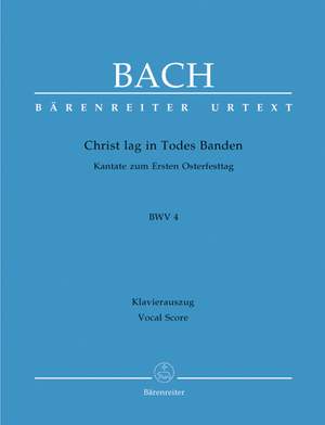 Bach, JS: Cantata No. 4: Christ lag in Todesbanden (BWV 4) (Urtext)