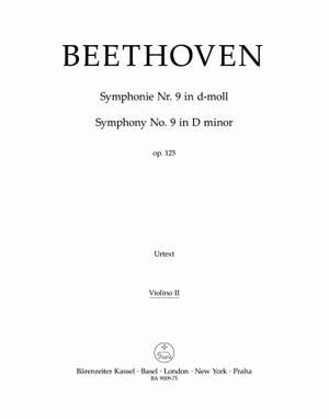 Beethoven, L van: Symphony No.9 in D minor, Op.125 (Choral) (Urtext)
