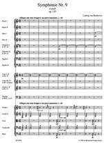 Beethoven, L van: Symphony No.9 in D minor, Op.125 (Choral) (Urtext) Product Image