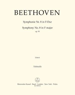 Beethoven, L van: Symphony No.8 in F, Op.93 (Urtext) (ed. Del Mar)