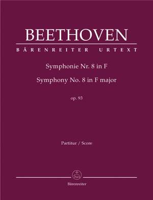 Beethoven, L van: Symphony No.8 in F, Op.93 (Urtext) (ed. Del Mar)