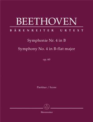 Beethoven, L van: Symphony No.4 in B-flat, Op.60 (Urtext) (ed. Del Mar)