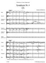 Beethoven, L van: Symphony No.4 in B-flat, Op.60 (Urtext) (ed. Del Mar) Product Image