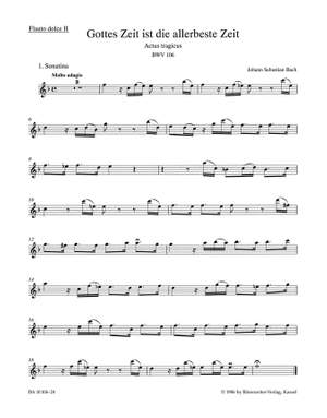 Bach, JS: Cantata No. 106: Gottes Zeit (Actus tragicus) (BWV 106) (Urtext)