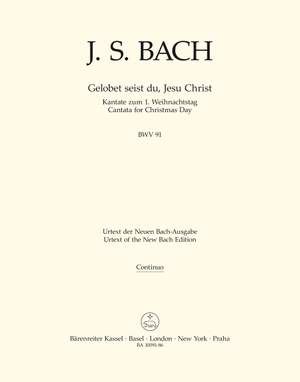 Bach, JS: Cantata No. 91: Gelobet seist du, Jesu Christ (BWV 91) (Urtext)