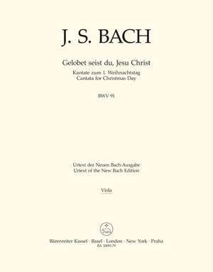 Bach, JS: Cantata No. 91: Gelobet seist du, Jesu Christ (BWV 91) (Urtext)